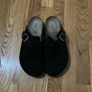 Birkenstock Boston Soft Foot Bed in Mocha